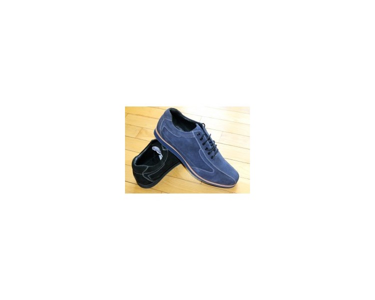 chaussure bleu marine Leodance -Chaussures de danse homme