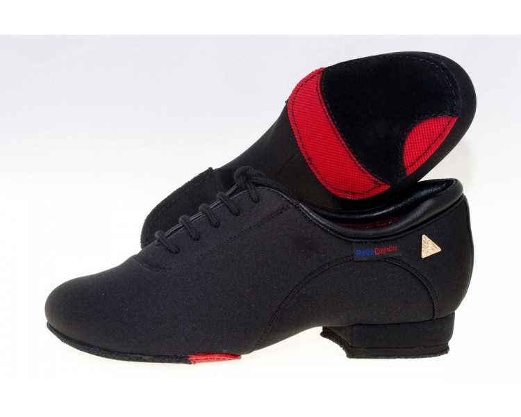 RD4012-18 JULES noir real dance-Chaussures de danse enfant